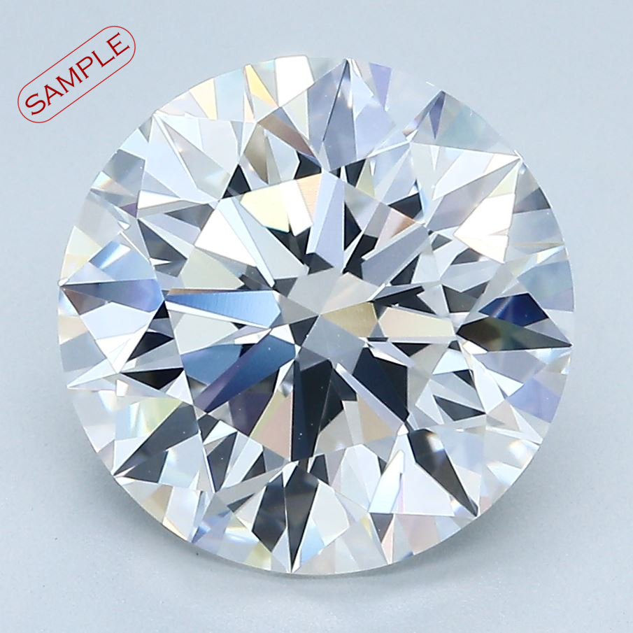 0.90 Carat G-VVS1 Very Good Round Diamond Image 1