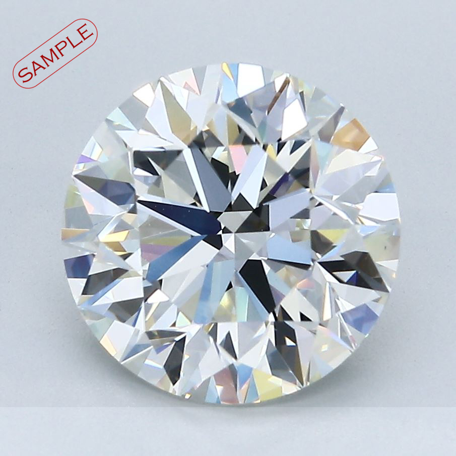 1.01 Carat I-SI1 Excellent Round Diamond Image 1